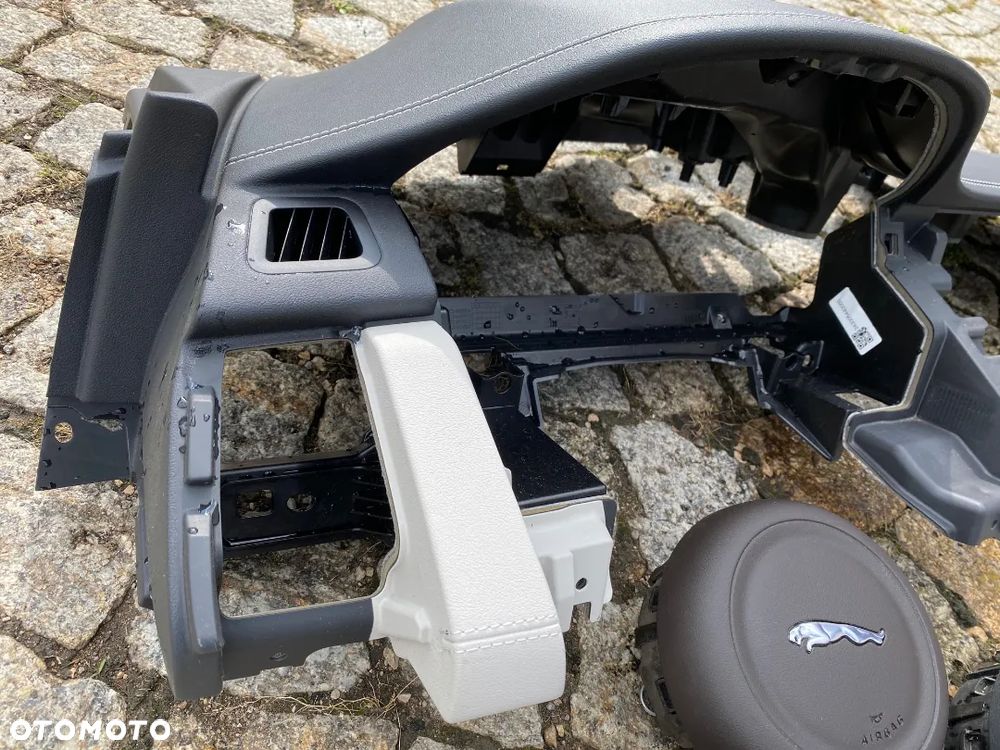 JAGUAR E-PACE X540 DESKA KONSOLA KOKPIT PULPIT PÓŁKA PARAPET PODUSZKI POWIETRZNE KIEROWCY PASAŻERA AIRBAG SRS AIR BAG PASY PAS SKÓRA oryginał NOWY KOMPLET NEW NEU NEV  Okazja Raz2 !!! - 22