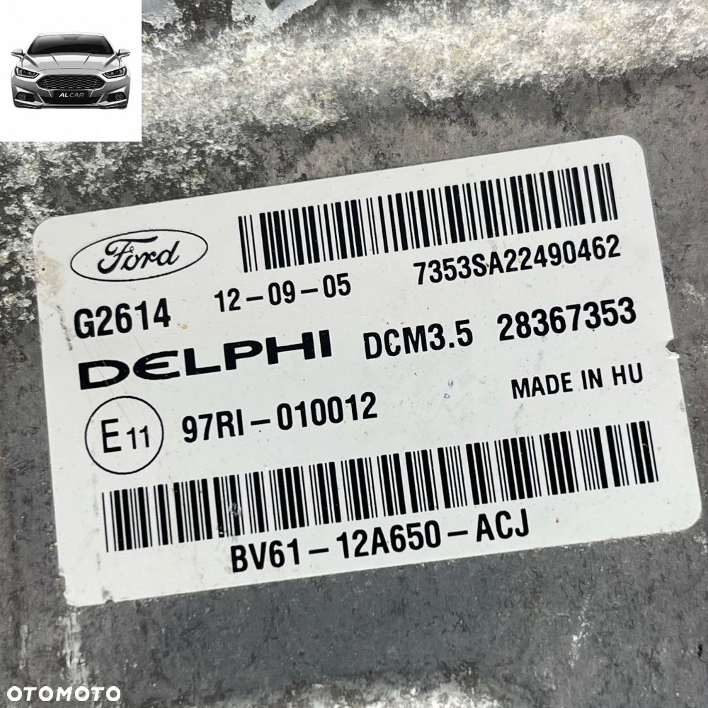 STEROWNIK SILNIKA 2.0 TDCI EURO 5 FORD FOCUS MK3, C-MAX MK2 BV61-12A650-ACJ - 2