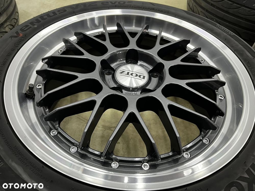 Felgi aluminiowe VW Volkswagen Audi Seat Skoda r17 cali 7,5jx17 ET48 5x112 DOTZ REVVO DARK polerowan - 13
