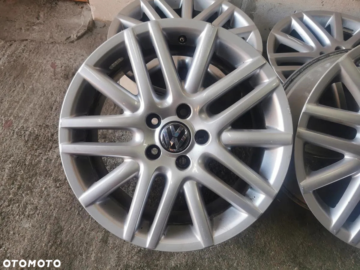 ALU FELGI 5X112 R17 ET50 7.5J SEAT SKODA AUDI VW TOURAN ORG! - 4