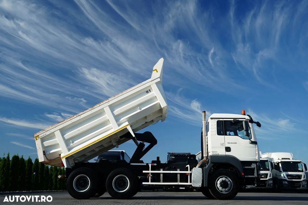 MAN TGA 33.440 / 6x6 / HYDRODRIVE / BASCULATOR SPATE / MANUAL - 8