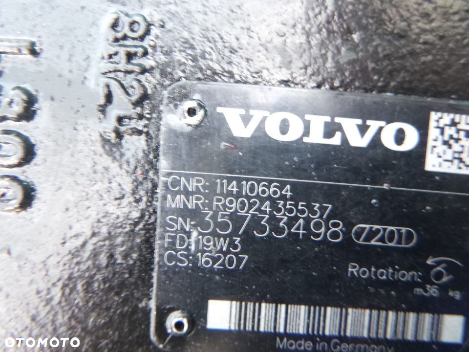 volvo l70e l70f l50 pompa hydrauliczna rexroth 3573398 - 2