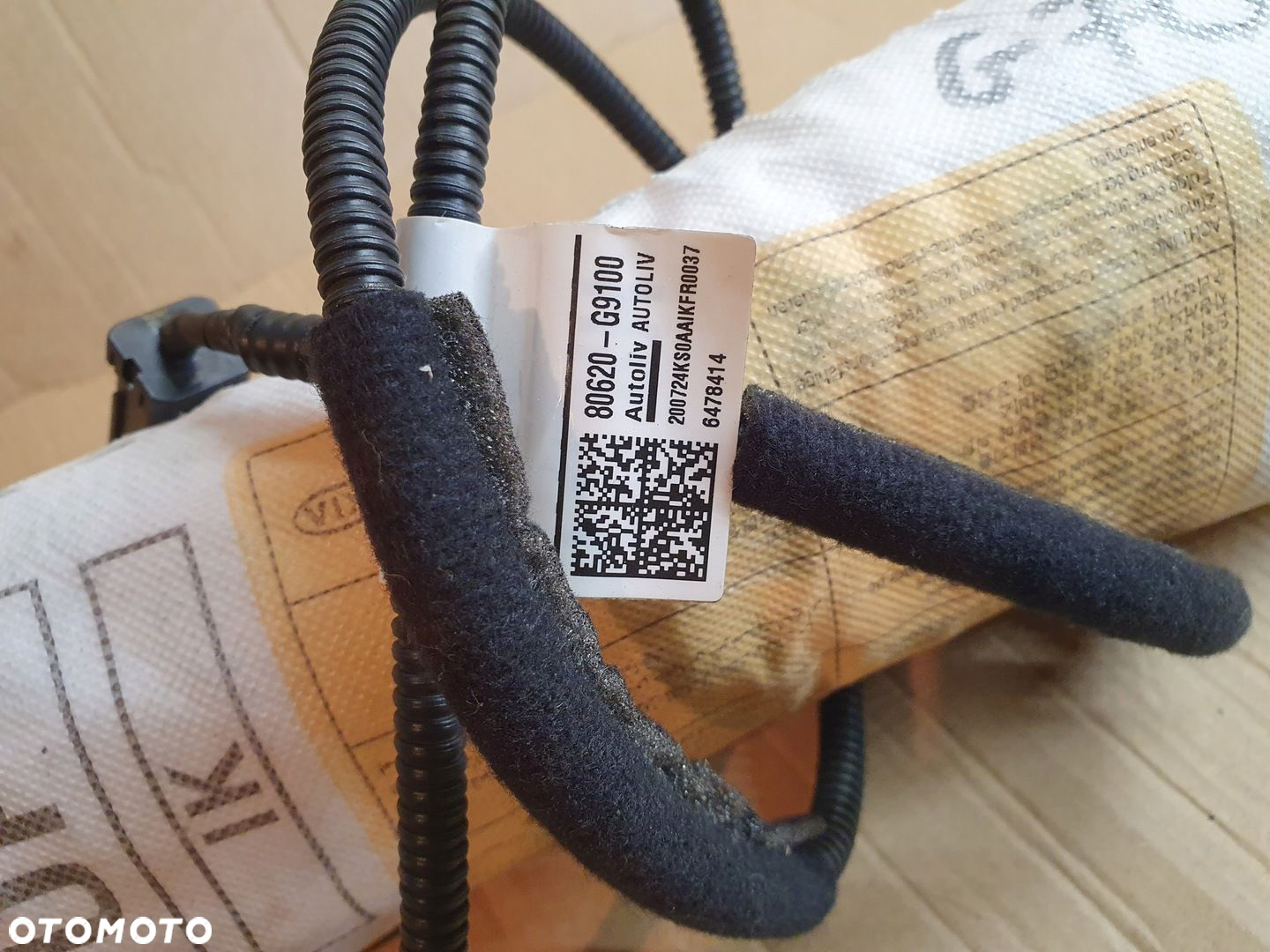 genesis G70 Poduszka fotela przód PRAWY oryginał airbag 80620-G9100 - 2