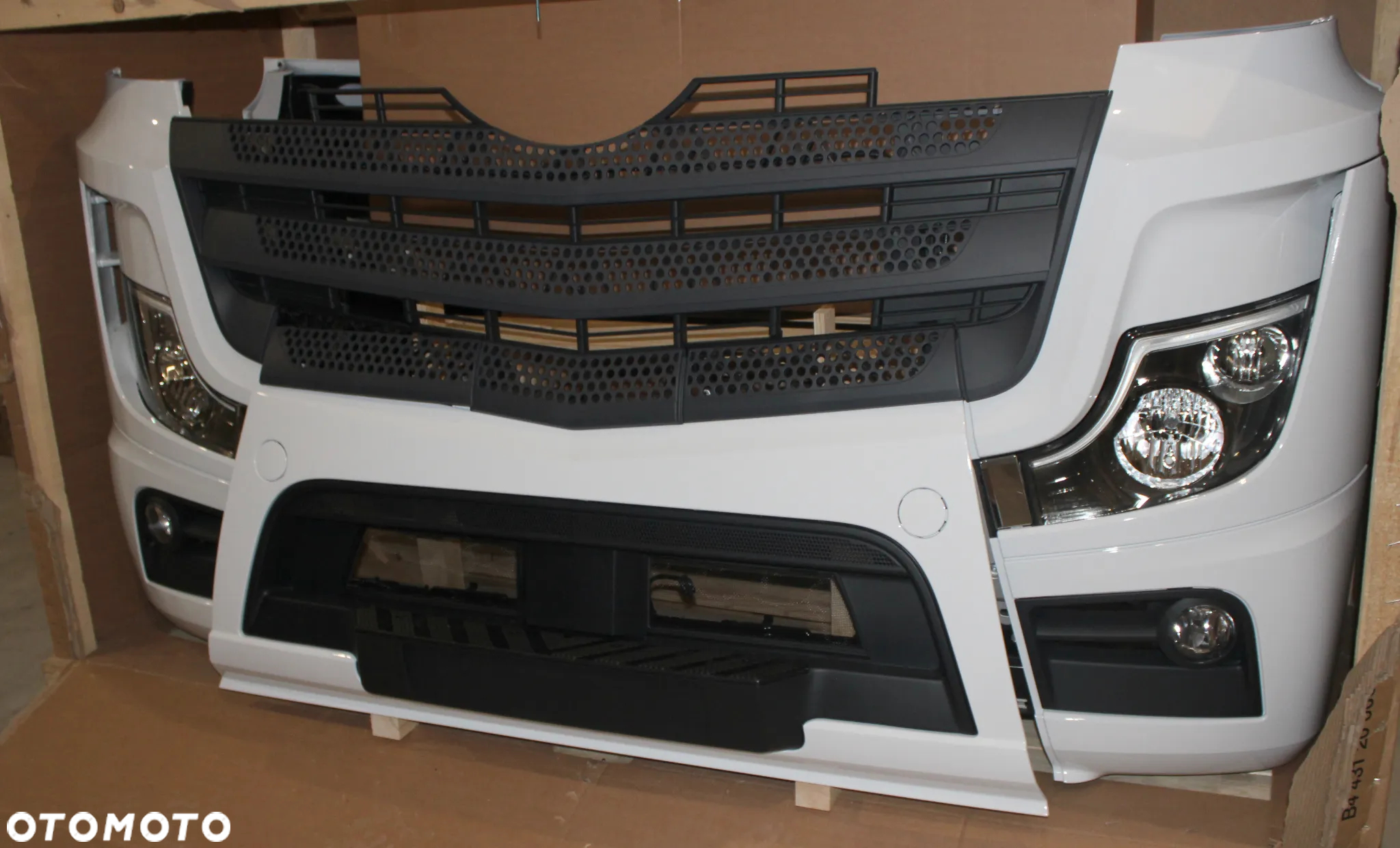 MERCEDES ACTROS MP5 MP4 PRZÓD ZDERZAK LAMPY MASKA GRILL NAROŻNIKI - 4