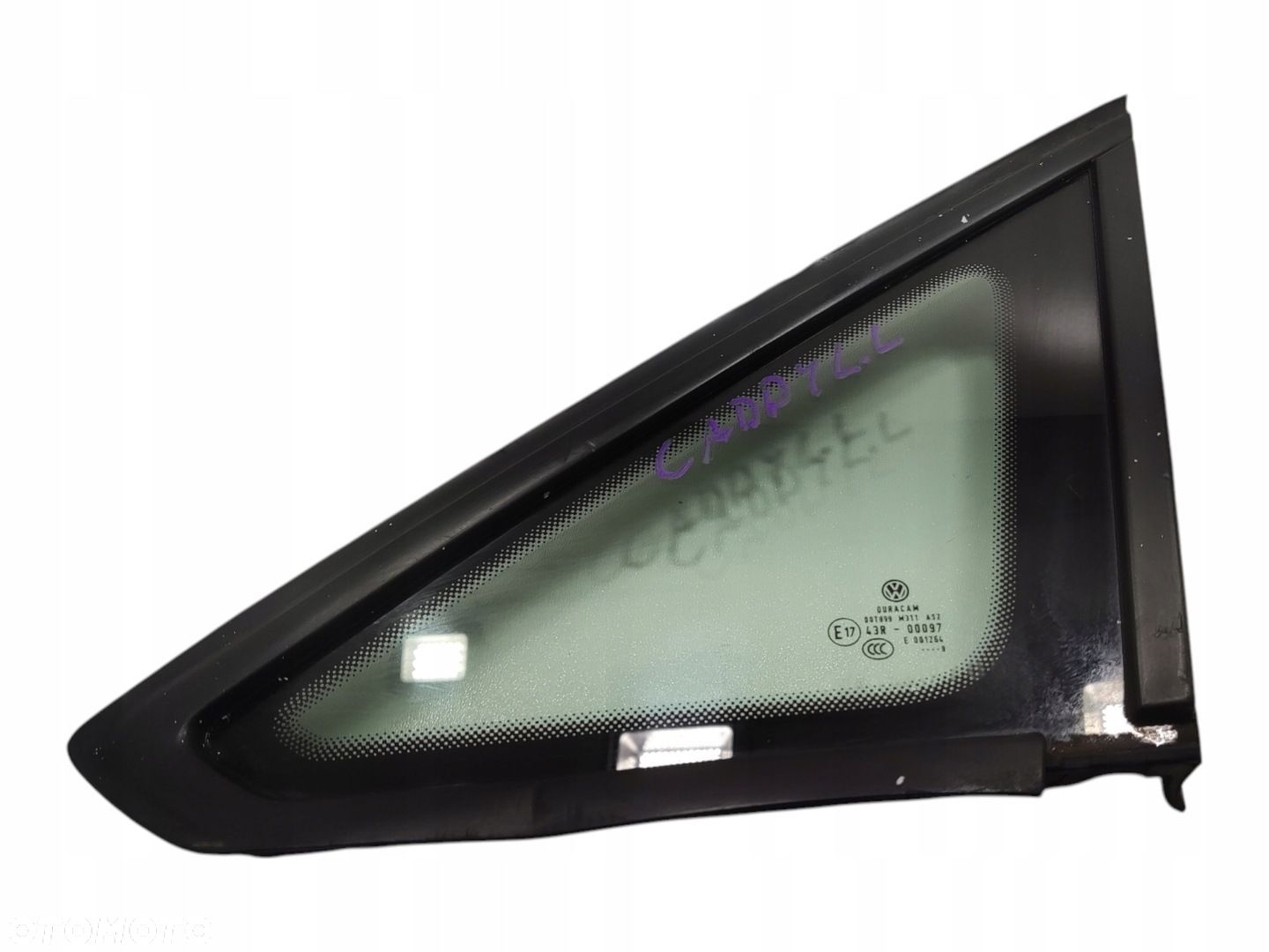 SZYBA KAROSERYJNA LEWA PRZÓD TRÓJKĄT VOLKSWAGEN CADDY III IV 2K5 15-19 LIFT - 1
