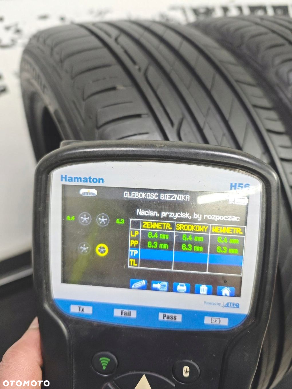 185/50R16 bridgestone opony letnie 6mm 50711 - 8