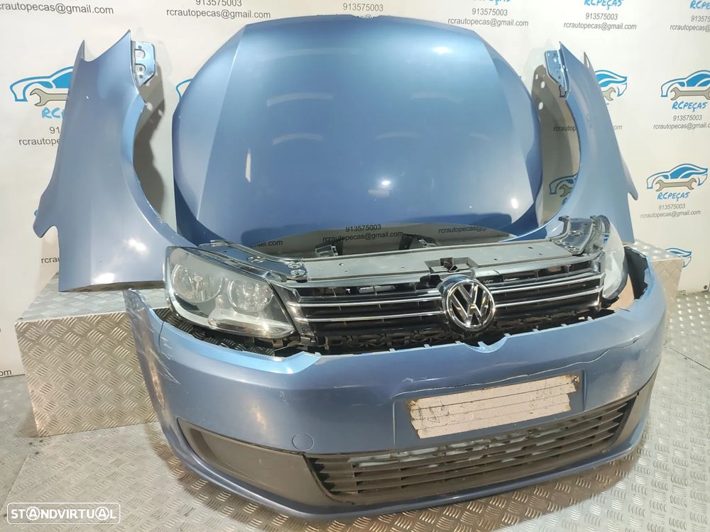 - FRENTE COMPLETA VW VOLKSWAGEN TOURAN 2 II MK2 1T3 CAPOT PARACHOQUES GUARDA-LAMAS OTICAS RADIADOR VENTILADOR FRENTE FIBRA REFORÇO - 3