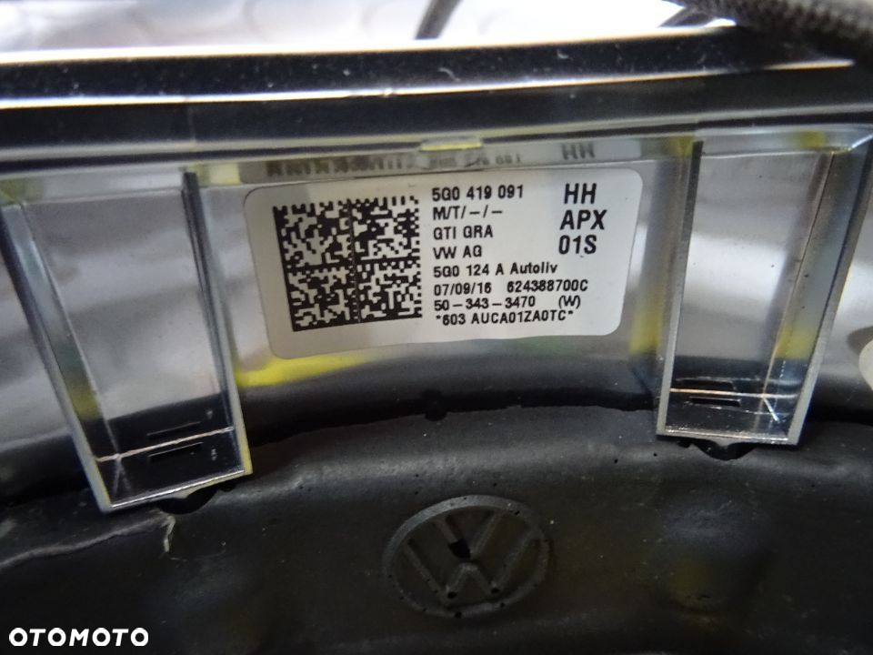 5G0419091HH kierownica multi lopatki VW Golf VII GTI czesci - 4