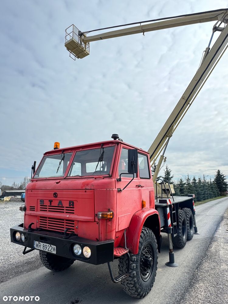 Star 266 6x6 Podnosnik koszowy zwyżka Bumar P183 18 metrów - 10
