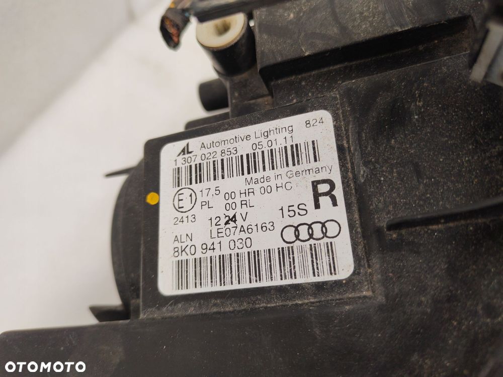 audi a4 8k lampa zw prawy przód 8k0941030 - 5