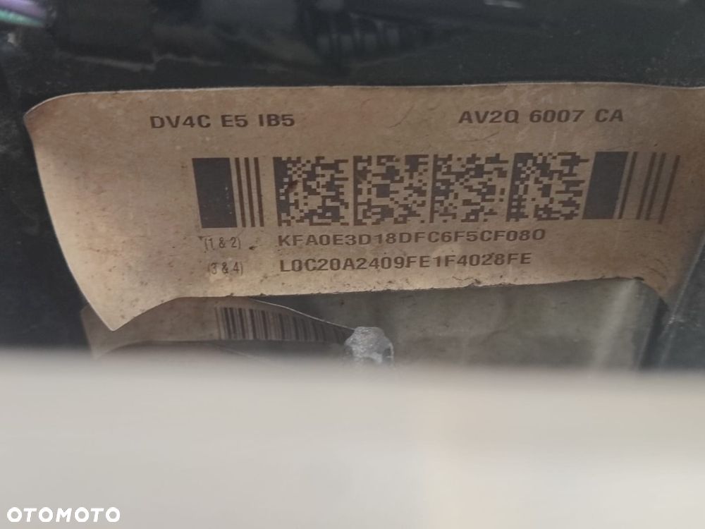 FIESTA MK7 SILNIK KOMPLETNY 1.4 TDCI AV2Q6007CA EURO 5 189tys km silnik w aucie - 8