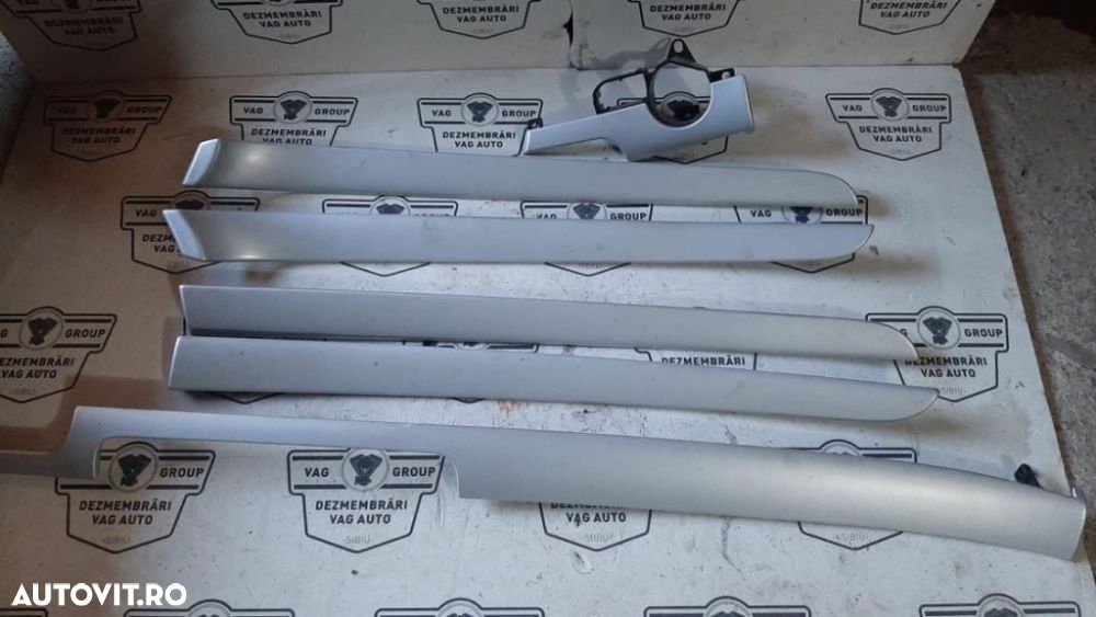 Set trimuri bord tapiterii crom Audi A4 B6 B7 - 1