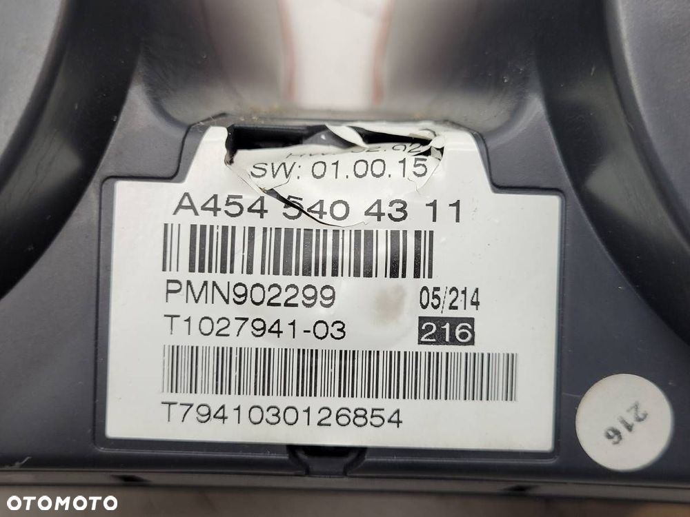 LICZNIK ZEGAR SMART FORFOUR 454 1.1 A4545404311 - 8