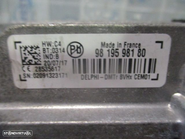 Centralina 9819598180 PEUGEOT 308 2 BREAK SW FASE 2 2017 1.6HDI 120CV 5P CINZA - 5