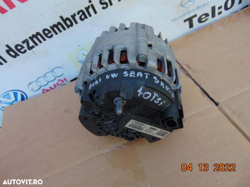 Alternator vw 1.0 golf 8 golf 7 passat b8 t roc t cross polo caddy seat ateca terraco arona leon ib - 2