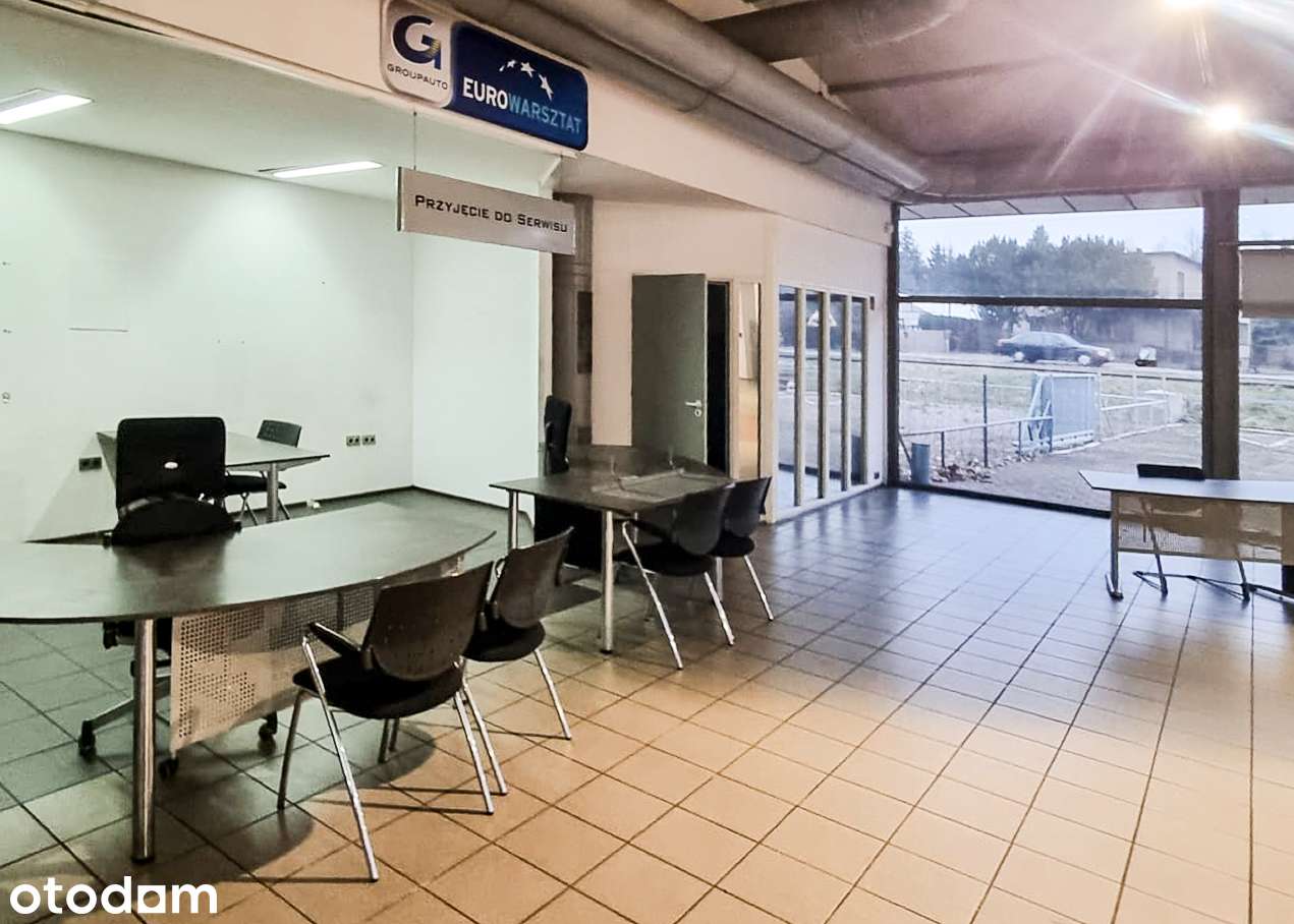 Salon sprzedaży 631 m² z częścią warsztatowo-magazynową, przy DK 91 - Pełny obrazek: 4/11