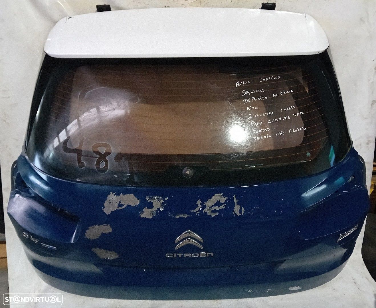 Porta / tampa da mala CITROËN C4 Picasso II - 1