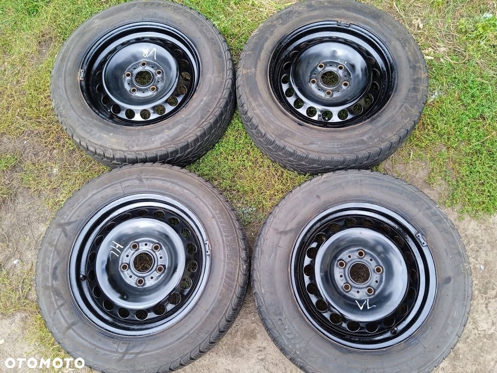 felgi stalowe 5x112 VW Caddy Golf Sharan Skoda Octavia Opony koła zimowe - 1