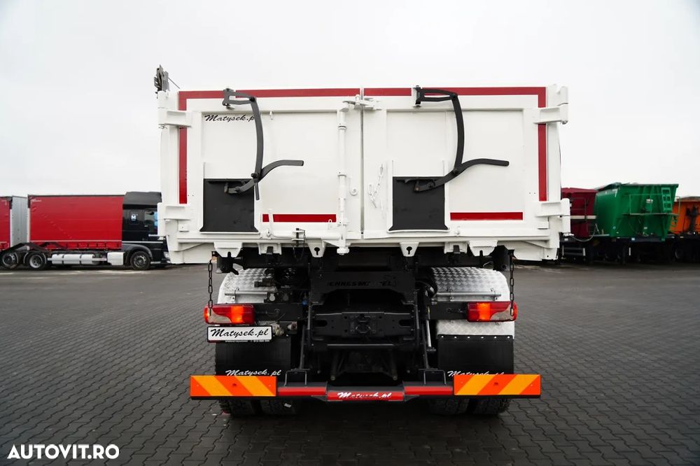 Scania P 410 / 8x4 / BASCULATOR 2 LATERAL / HIDRODOXIE LATERALĂ / BORDMATIC / OPTICRUISE / ANVELOPE 100% / EURO 6 - 18