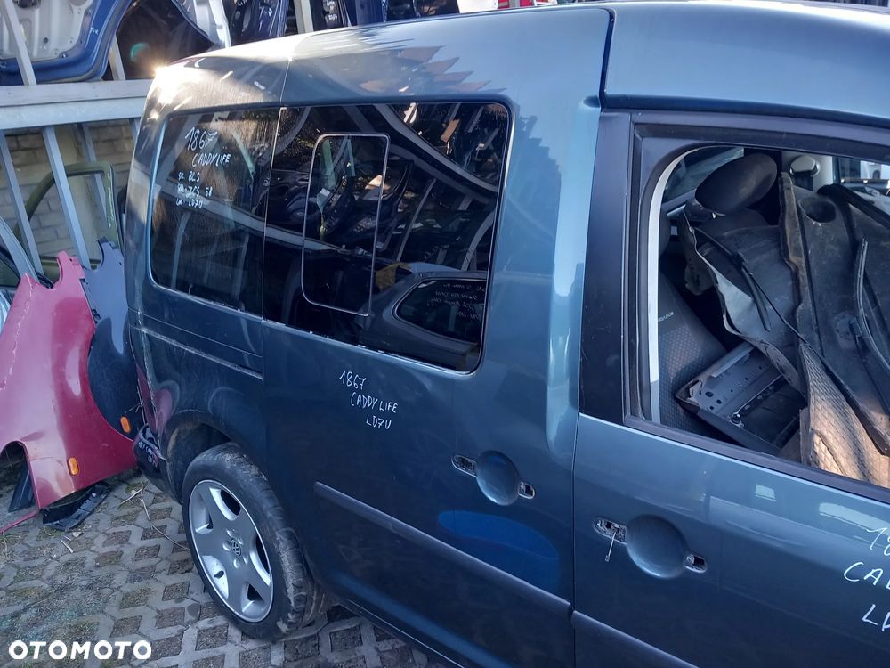 VW CADDY DRZWI PRAWE BOCZNE PRZESÓWNE KOLOR: LD7U - 1