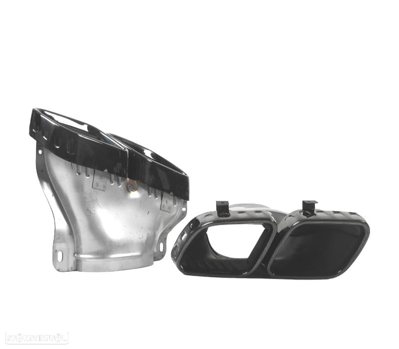 PONTEIRAS DE ESCAPE MERCEDES GLE W167 19- LOOK GLE63 PRETAS - 2