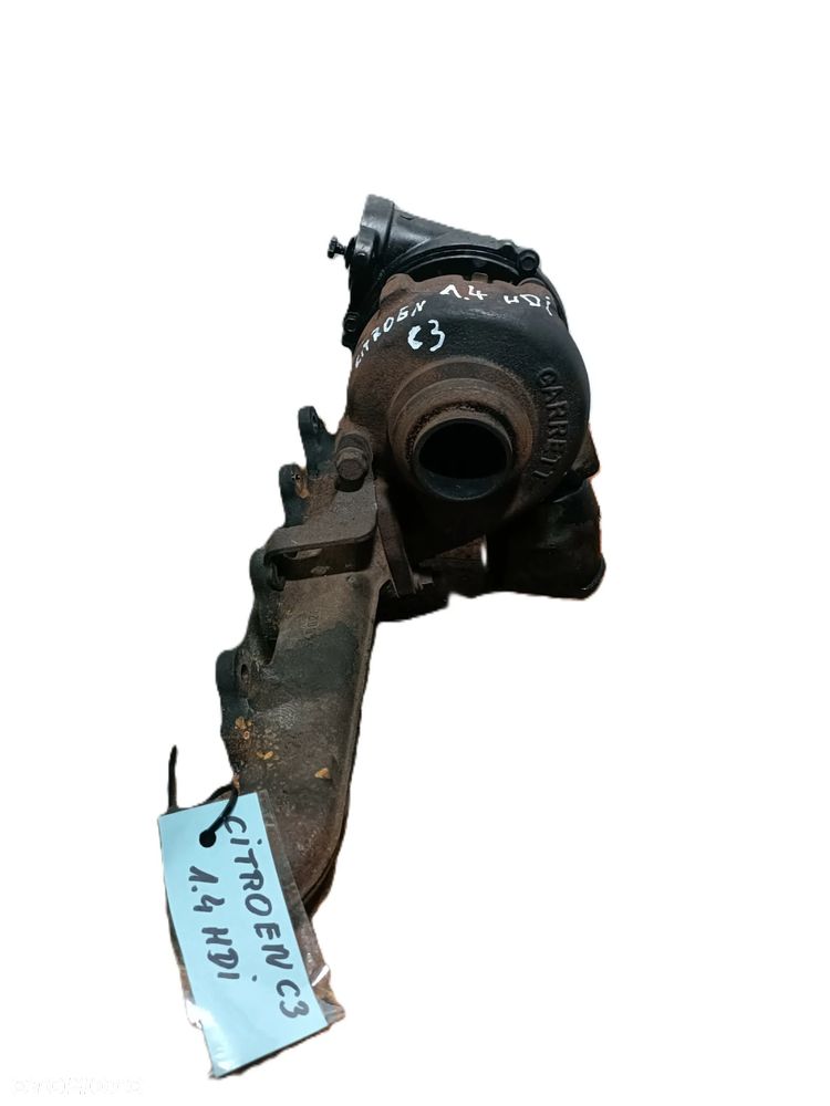 CITROEN C3 I 02-09 1,4 HDI turbina turbo turbosprężarka 9657571880 * - 1