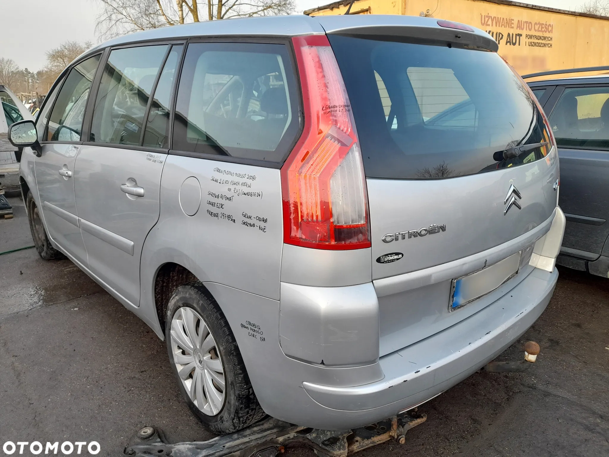CITROEN C4 GRAND PICASSO ZDERZAK TYŁ TYLNY TYLNI EZRC - 14