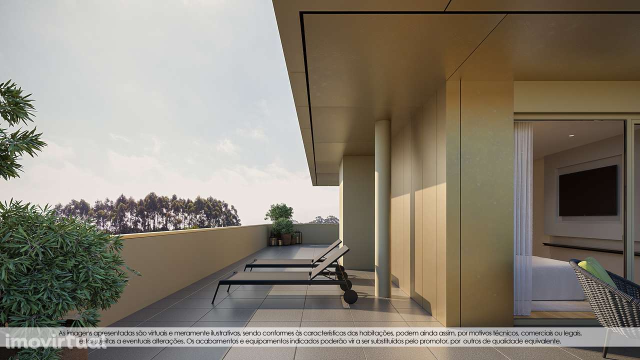 Penthouse T3 Arcozelo NOVO Com Terraço e 3 Frentes ao Intermaché - Grande imagem: 2/44