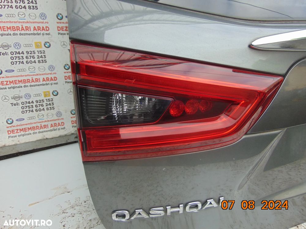 Stop haion Nissan Qashqai j11 facelift 2018-2021 lampa tripla spate haion stanga dreapta stopuri - 3