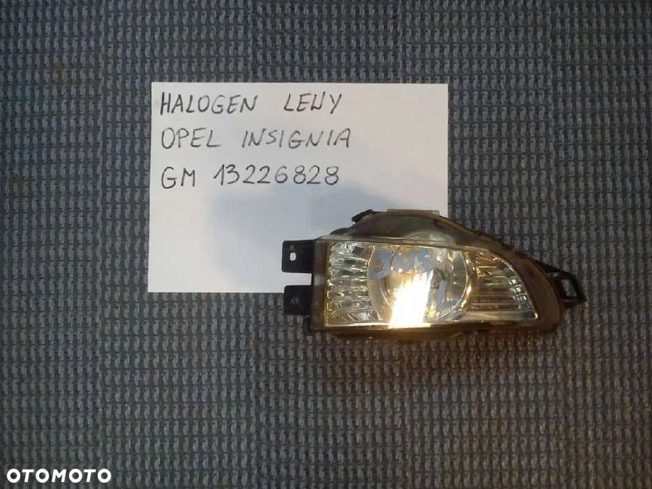 Halogen Lewy Opel Insignia