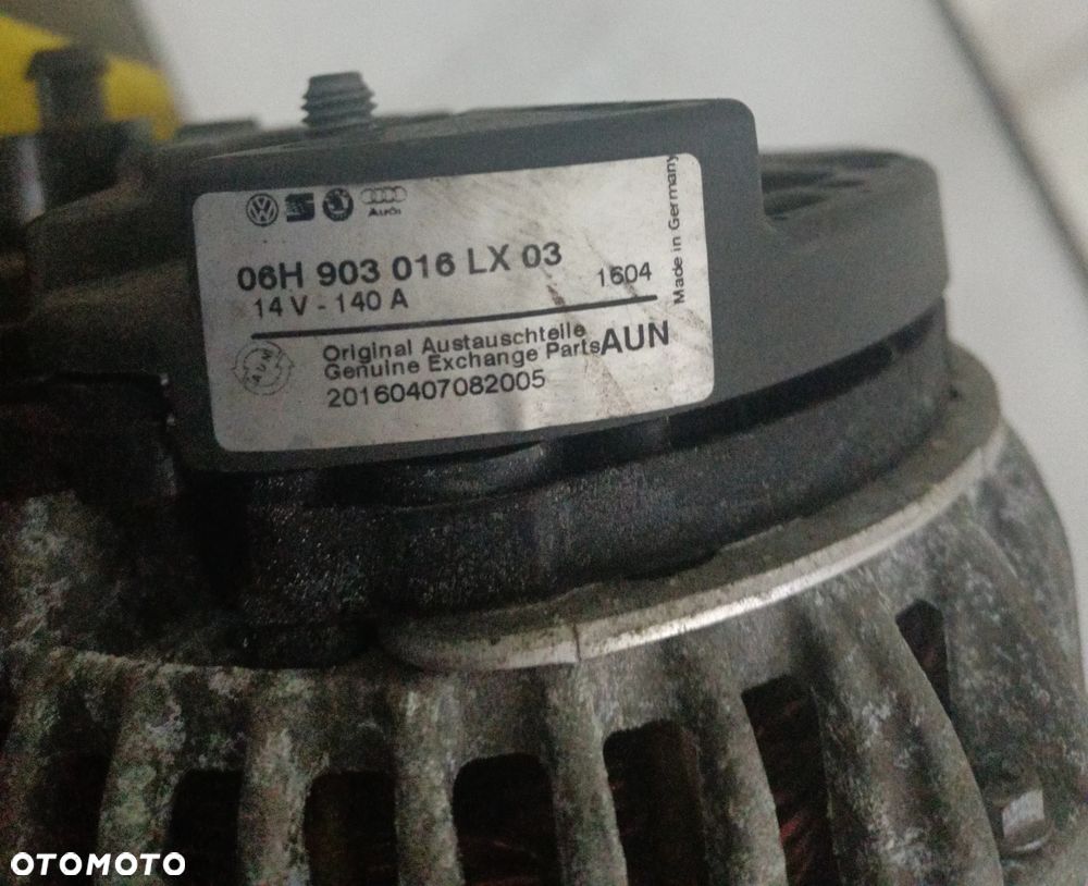 ALTERNATOR 140A -06H903016LX - AUDI A4/B8 A5/8T 1.8TFSI - 3