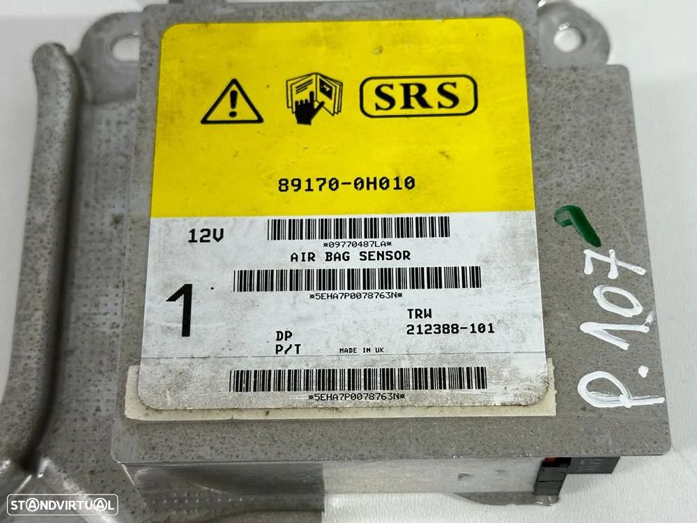 Centralina Airbag - Citroen C1 / Peugeot 107 - 2