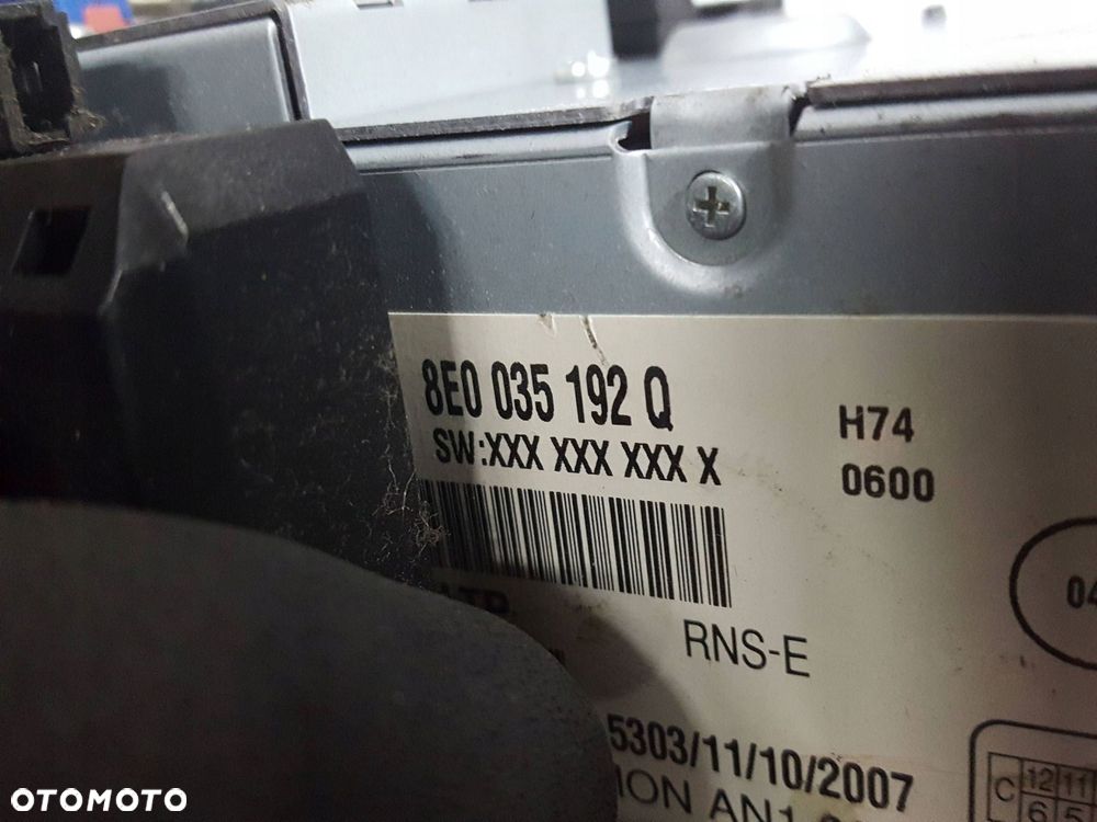 AUDI A4 B6 B7 00-07r NAWIGACJA RADIO RAMKA 8E0035192Q - 4