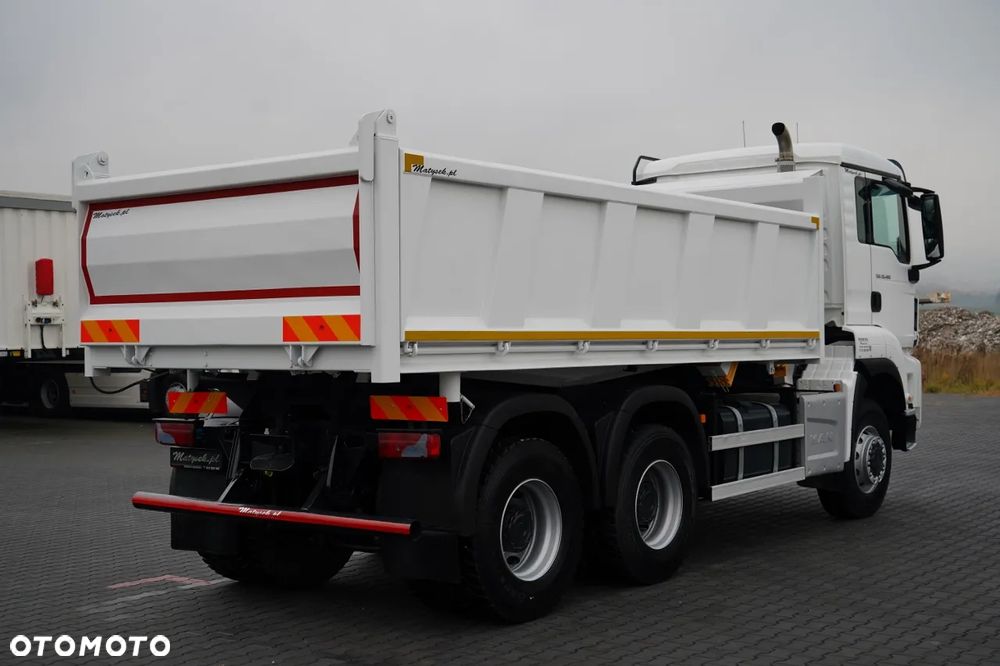 MAN TGS 26.480 / 6X6 / 3 STRONNA WYWROTKA /  HYDROBURTA / MANUAL / BORDMATIC - 14
