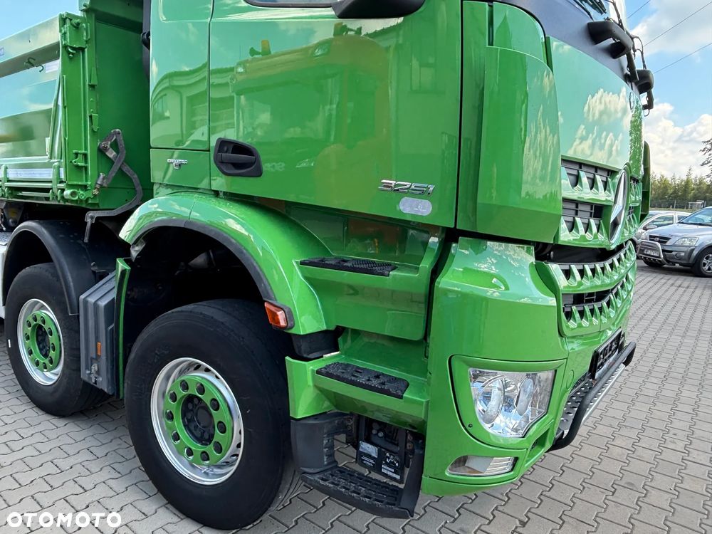 Mercedes-Benz AROCS 3251 8x4 Hydroburta Meiller Kiper (3248, 3243, 3245, 3246) bezwypadkowy z Niemiec, TOP stan . gotowy do pracy. - 37