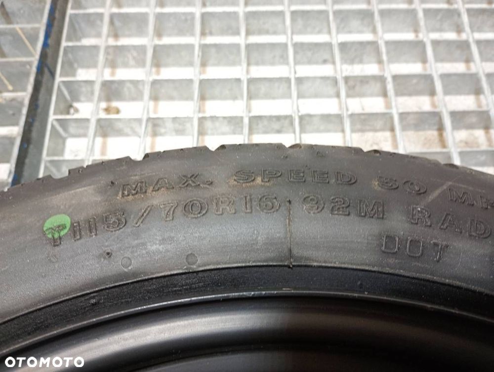 KOŁO DOJAZDOWE 15 5X108 65 ET 41 115/70/16 - 3