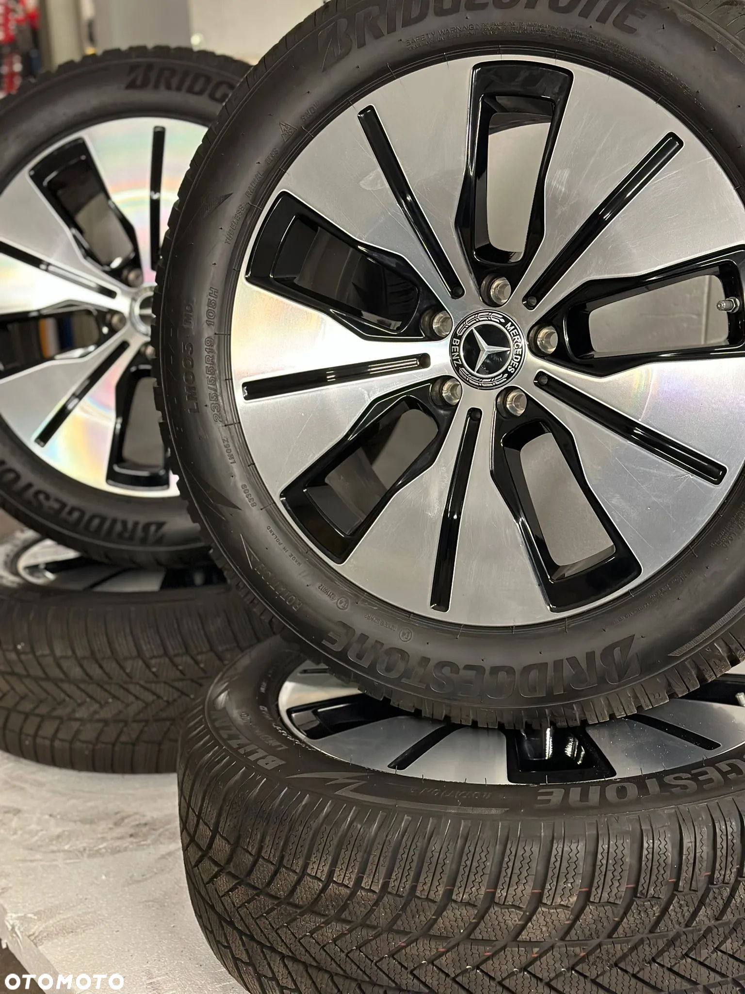 Koła Zimowe Mercedes EQC A293 + 235/55R19 Bridgestone Blizzak LM005 - 2
