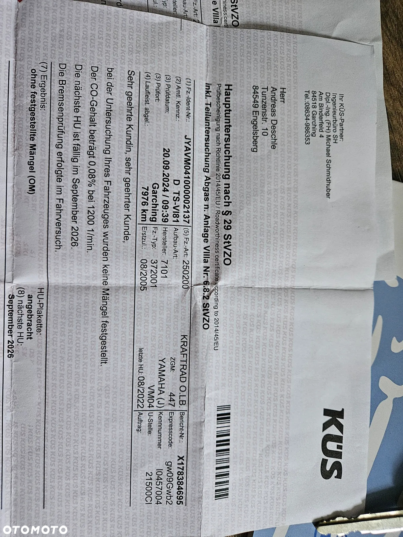 Yamaha XVS - 11