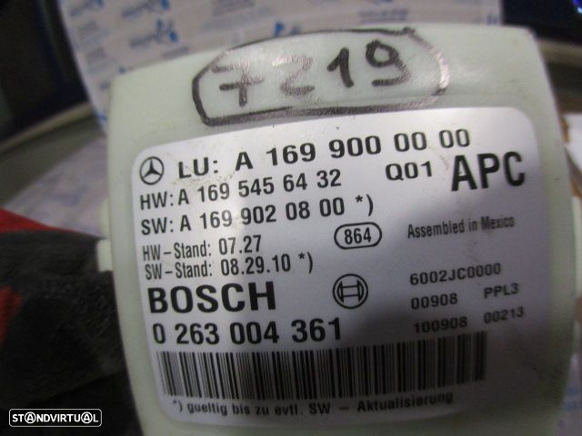 Modulo A1699000000 A1695456432 A1699020800 0263004361 MERCEDES B T245 W245 FASE 2  2010 2.0CDI 140CV 5P CINZA Módulo Sensores De Estacionamento - 3
