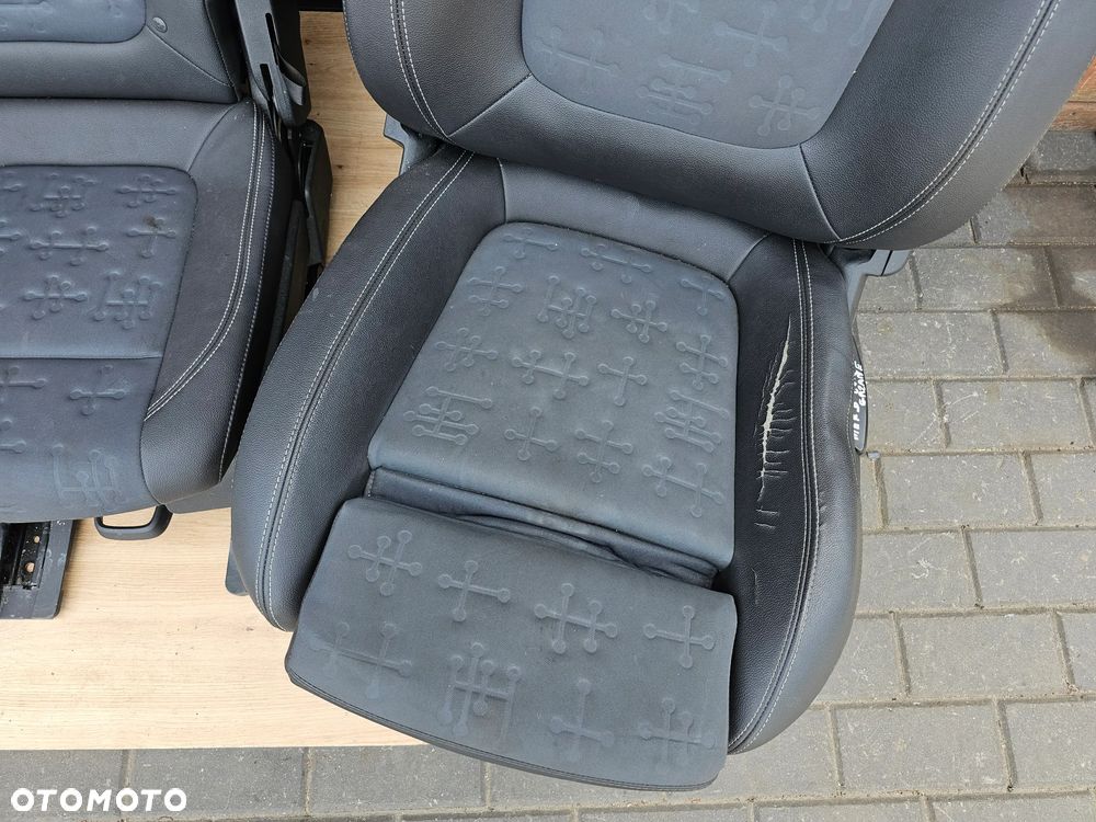 FOTELE PRZÓD TYŁ PODUDZIA PÓŁSKÓRA OPEL MERIVA B EUROPA PODGRZEWANE - 8
