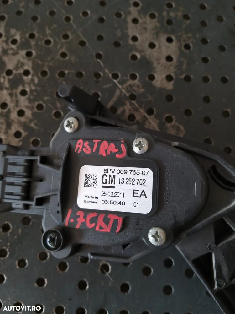 Pedala acceleratie 1.7 cdti opel astra j 6pv00976507 13252702 - 2