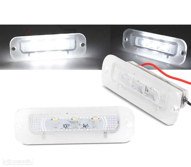 LUZES DE MATRÍCULA MERCEDES W463 90-12 LED - 1