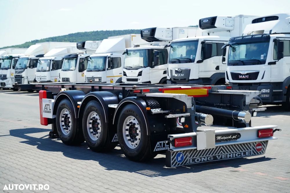 Van Hool / SEMIREMORCĂ CONTAINER / SUB REZERVOR / ADR COMPLET / 3 AXE / AXE SAF / JANTE DIN ALIAJ - 6