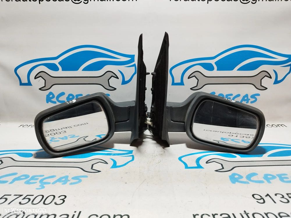 ESPELHO RETROVISOR ESQUERDO DIREITO FORD FIESTA V 5 MK5 2S6117683BP 2S6117682BP ELETRICO AQUECIDO ESPELHOS RETROVISORES - 2