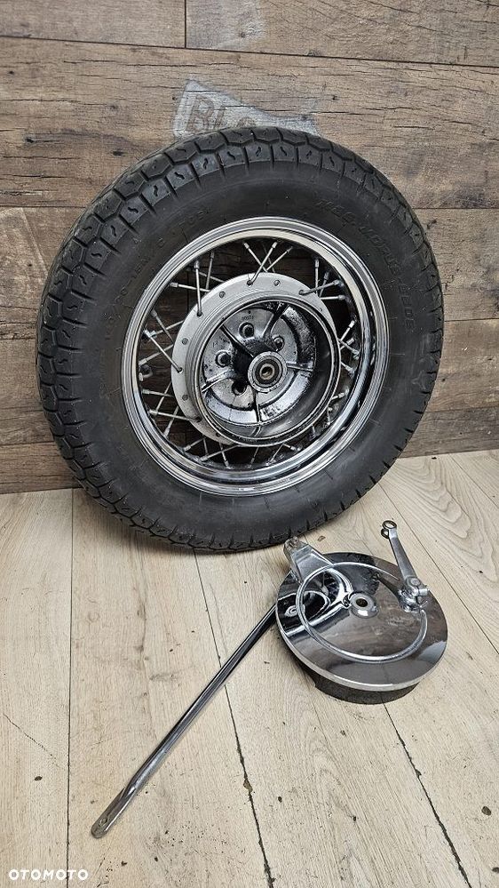 YAMAHA XV 535 VIRAGO FELGA TYŁ TYLNA HAMULEC BĘBNOWY BĘBEN - 3