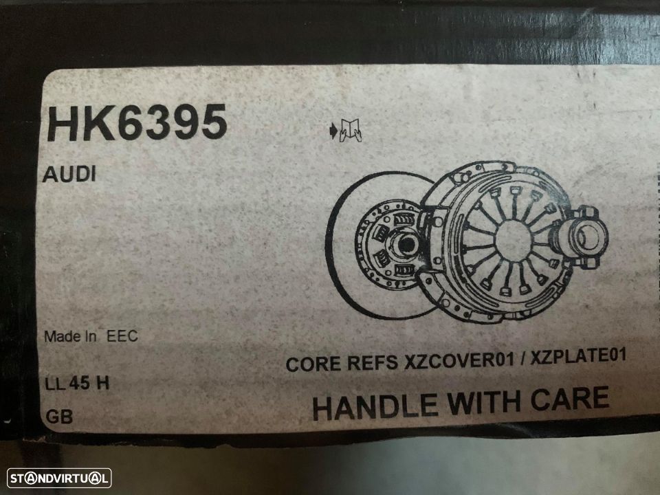 Kit embraiagem Audi A6 e 80 1.9 Tdi 1Z AHU NOVO HK6395 - 1