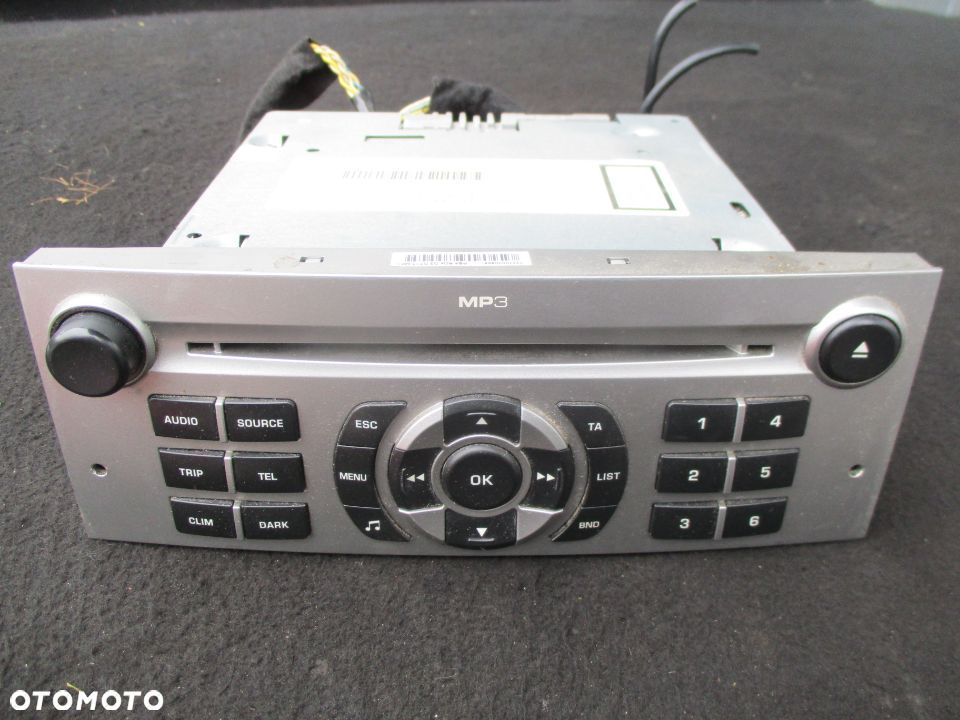 Radio CD MP3 Peugeot 407 Citroen C5