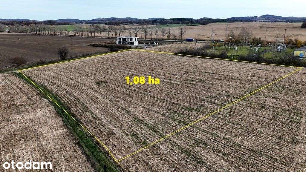 Działka 1,08 ha, zabudowa jednorodzinna z usługami - Pełny obrazek: 2/5