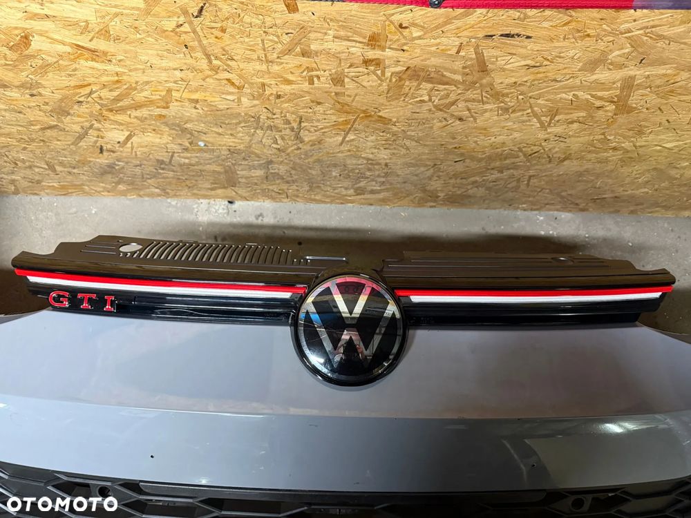 Zderzak przedni kompletny Volkswagen Golf 8 20< GTI 5H0 4XPDC GRIL KRATKI OE NARDO - 11