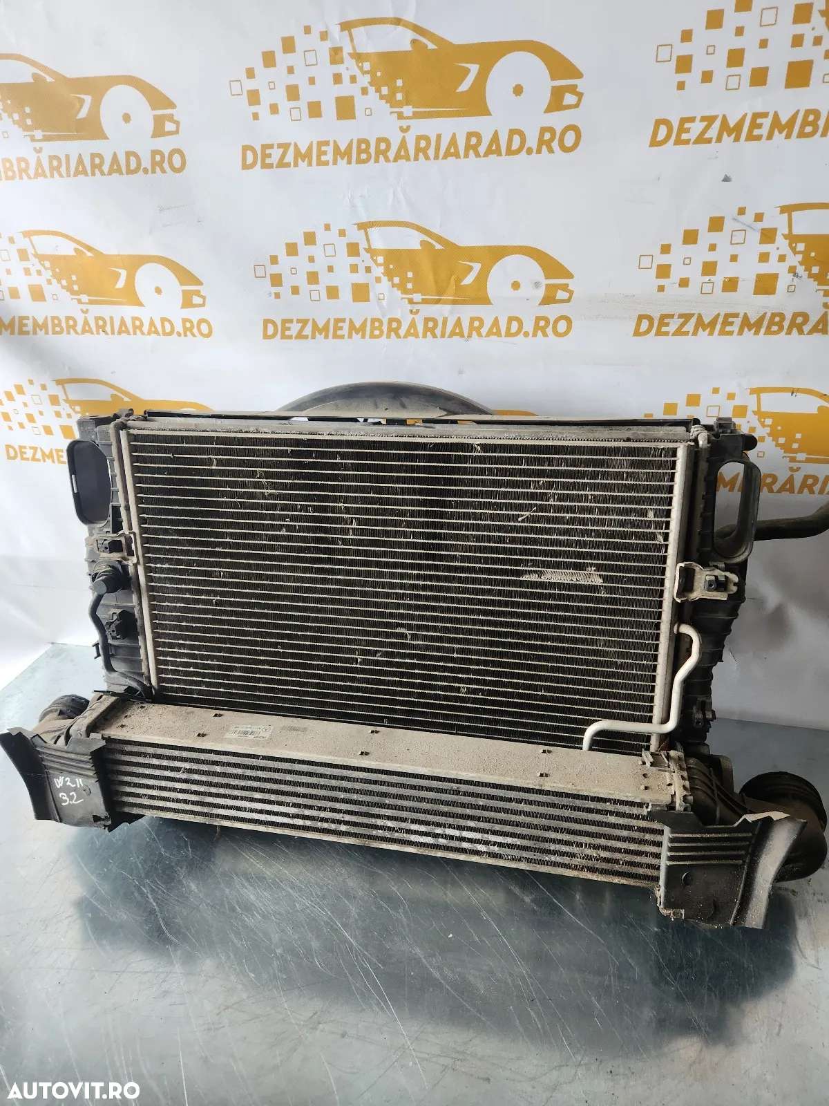 Grup Radiatoare Radiator Apa Clima Intercooler Termocupla Mercedes E Class W211 3.0 Cdi - 4